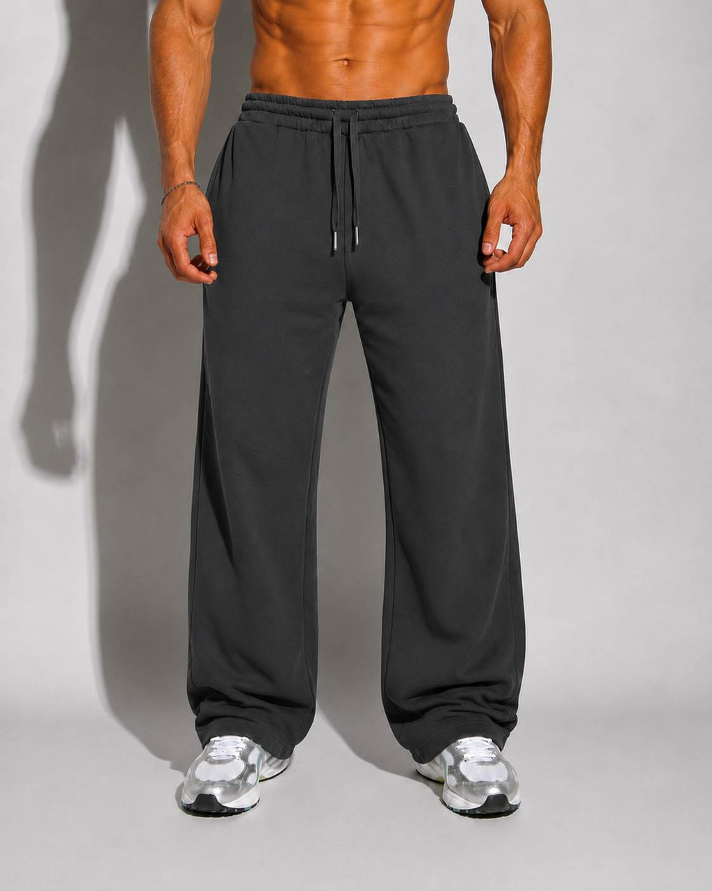 Wideleg- Dark Grey