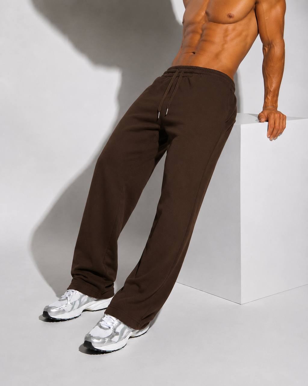 Wideleg- Dark Brown