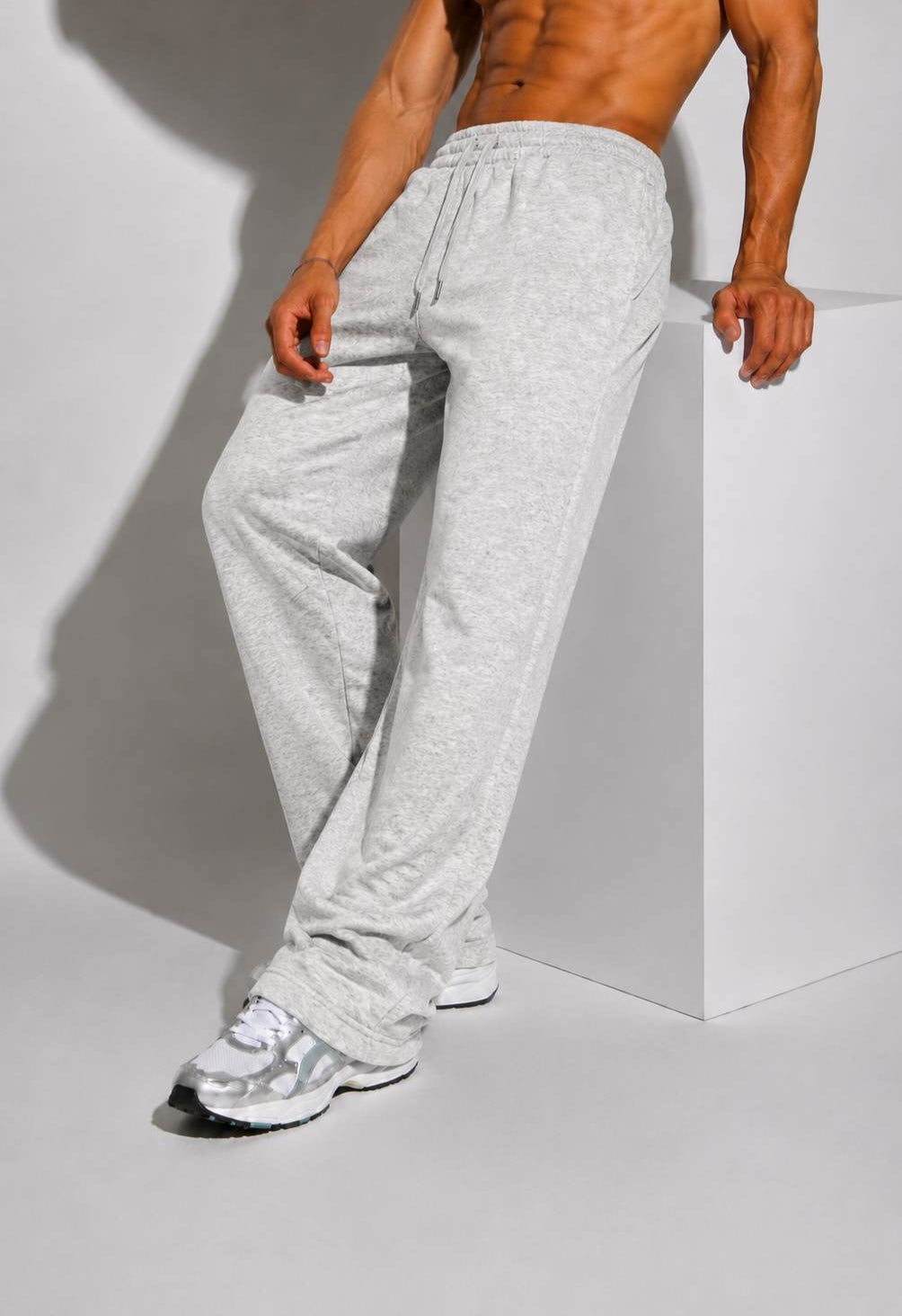 Wideleg-Heather Grey