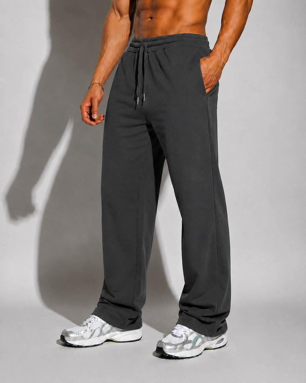 Wideleg- Dark Grey