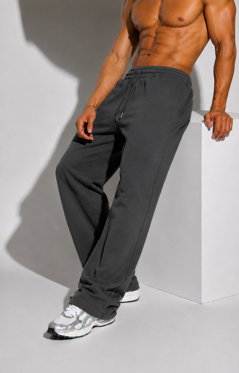 Wideleg- Dark Grey