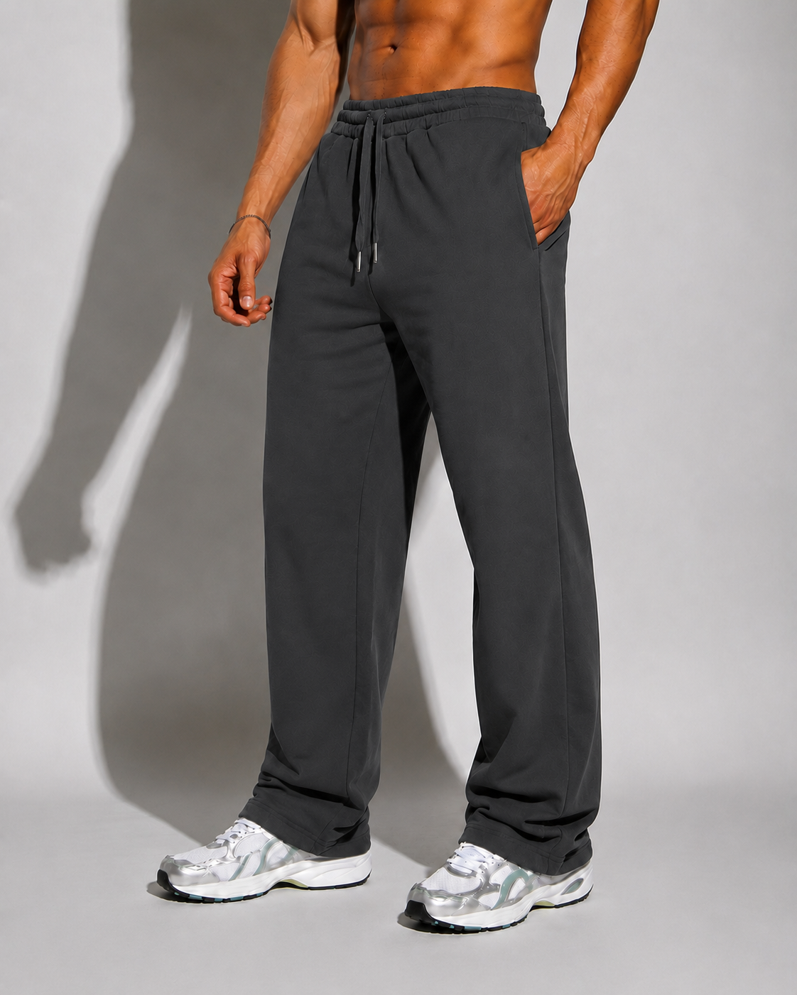 Wideleg- Dark Grey
