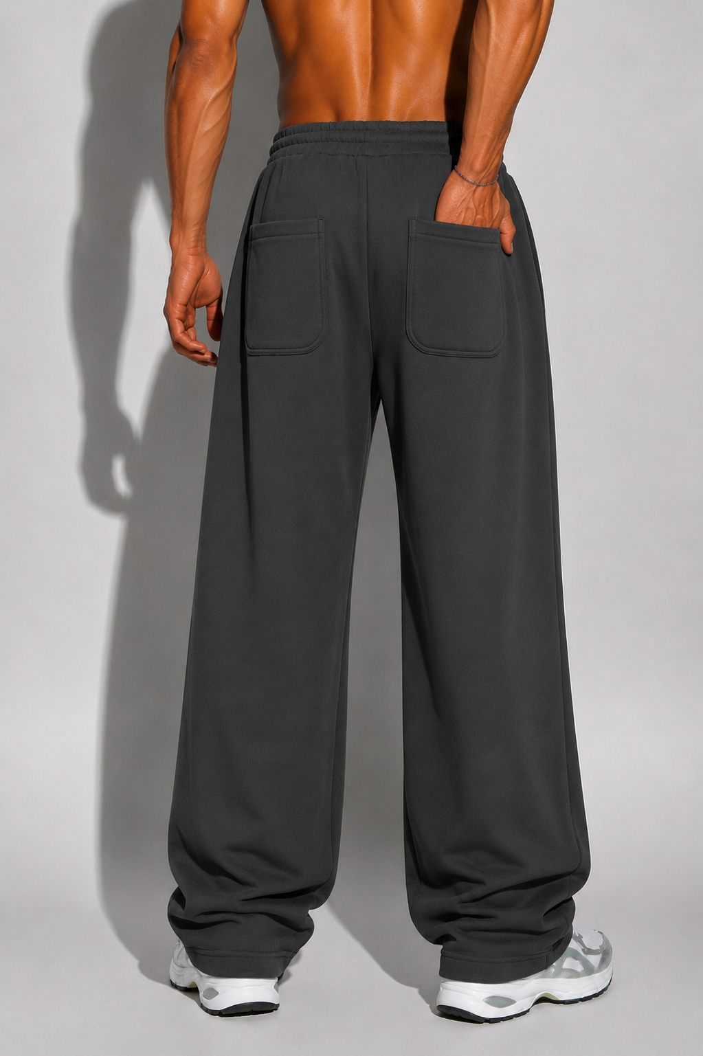 Wideleg- Dark Grey