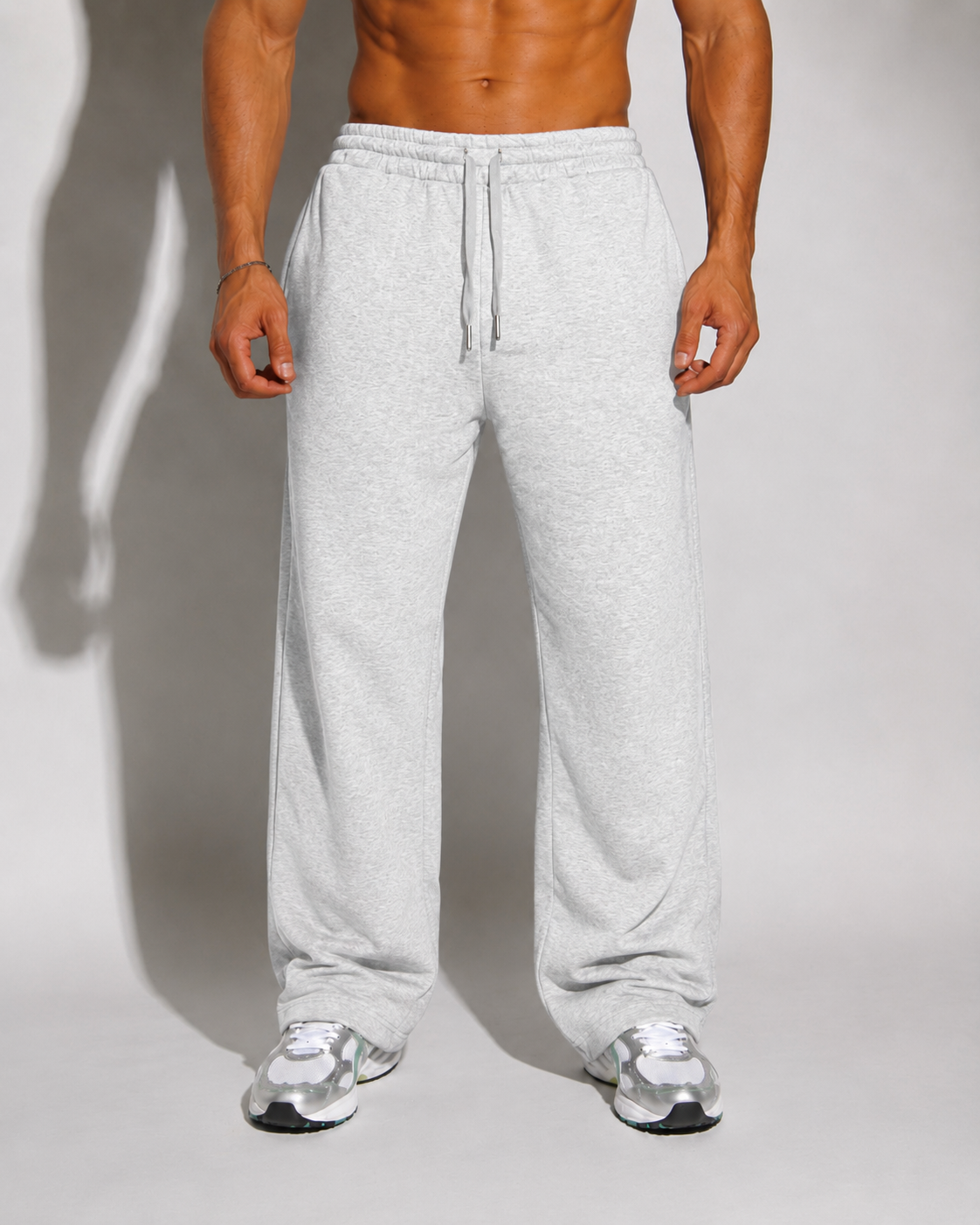 Wideleg-Heather Grey
